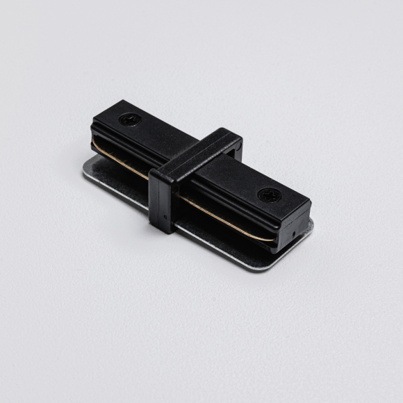 Прямой коннектор для однофазного трекового шинопровода MKA-001-2 Черный Прямой коннектор для однофазного трекового шинопровода MKA-001-2 Черный