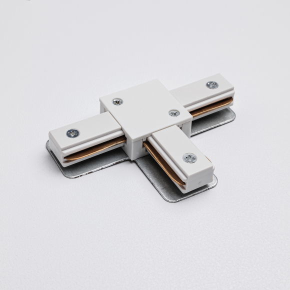 Т-коннектор для однофазного трекового шинопровода MKA-003-1 Белый Т-коннектор для однофазного трекового шинопровода MKA-003-1 Белый