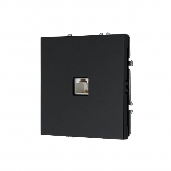 Компьютерная розетка RJ-45 кат. 5e (черный) MI5-1702