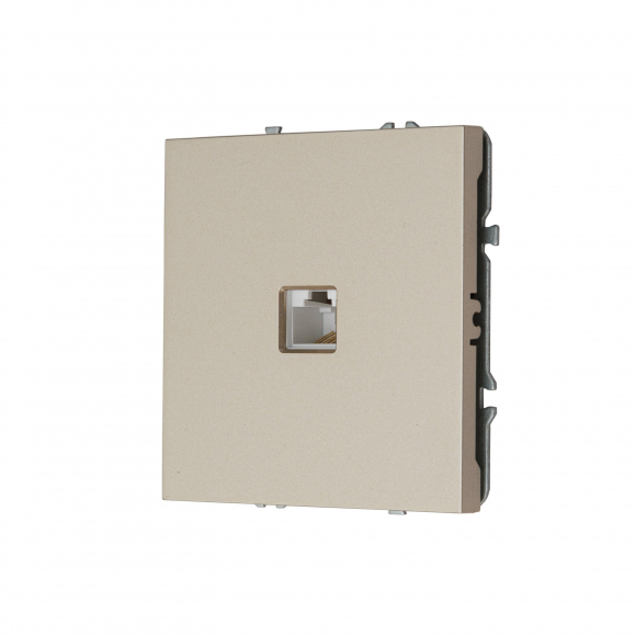 Компьютерная розетка RJ-45 кат. 5e (латунь) MI5-1705