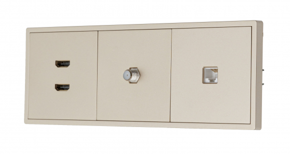 Компьютерная розетка RJ-45 кат. 5e (латунь) MI5-1705