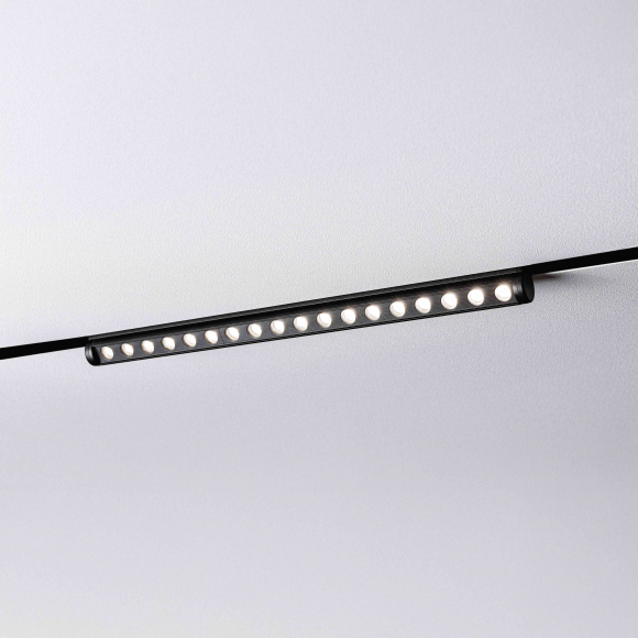 Магнитный трековый светильник MKL-104-18W4K-B Черный 357x22x67, 48V, 18W 1440 lm 4000 К 36°, LED Osram, CRI>90