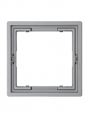 Рамка 1 пост (графит) MI5-3104