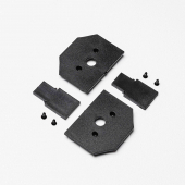 Торцевая заглушка MKA-3R2-EC-B для магнитного трекового шинопровода для натяжных потолков серии MKT-3R2, Черный