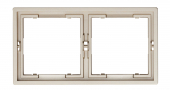 Рамка 2 поста (латунь) MI5-3205