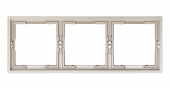 Рамка 3 поста (латунь) MI5-3305