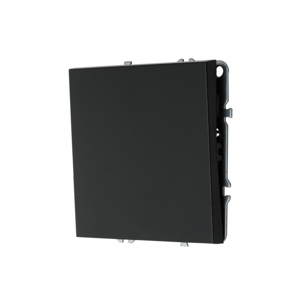 Переключатель одноклавишный перекрестный, 16 А, 250 В (черный) MI5-0502