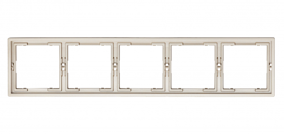 Рамка 5 постов (латунь) MI5-3505