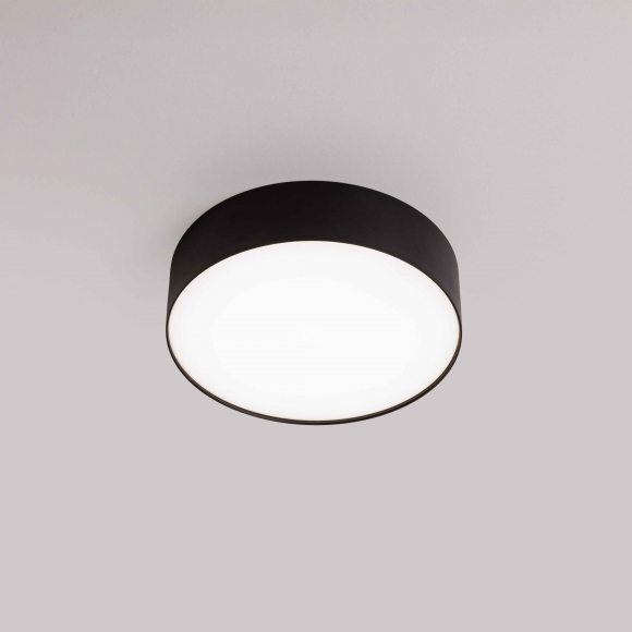 Потолочный светильник MIKAMI AURA, MKD-220-4K-B, Черный, 24W, 2300lm, 4000K, CRI>90, Ø220, 120°