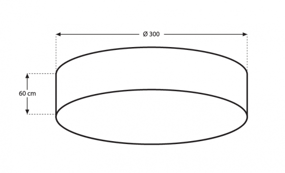 Потолочный светильник MIKAMI AURA, MKD-300-4K-W, Белый, 36W, 3780lm, 4000K, CRI>90, Ø300, 120°