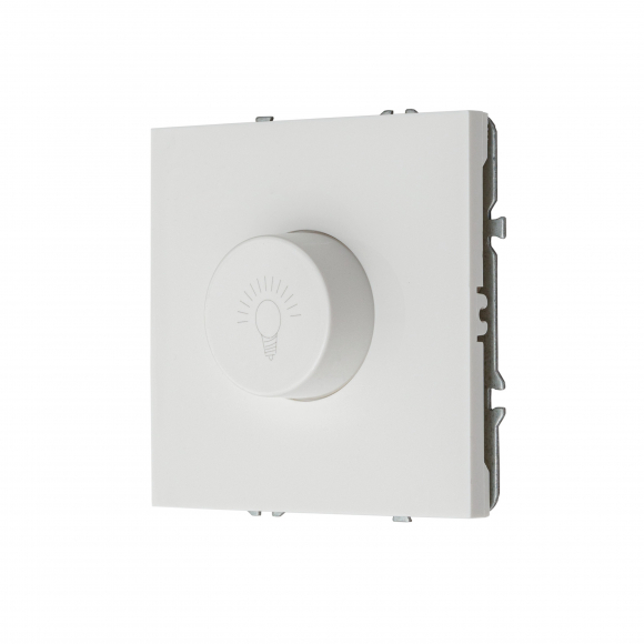 Светорегулятор, 300 Вт (белый глянцевый) MI5-1001