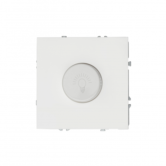 Светорегулятор, 300 Вт (белый глянцевый) MI5-1001