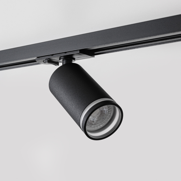 Однофазный трековый светильник под лампу GU10 MKL-2-GU10-B Черный